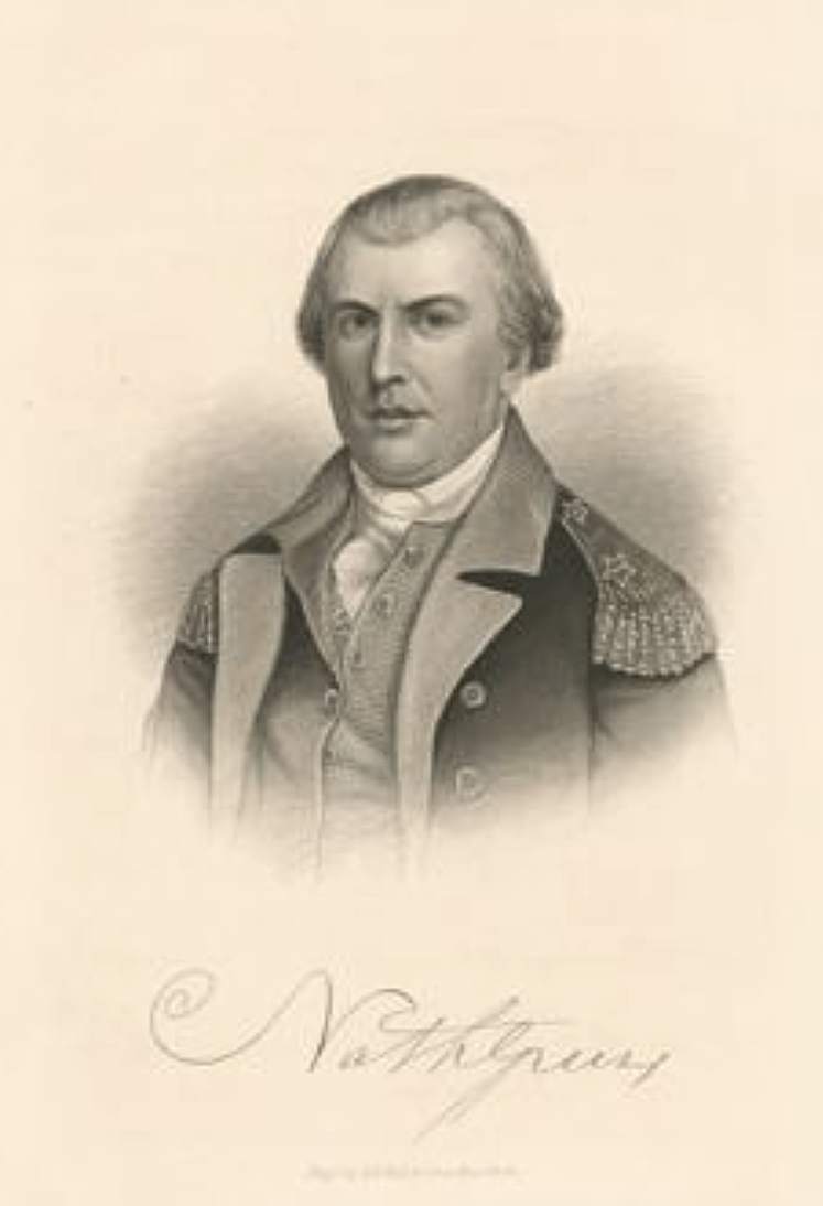 The Miriam and Ira D. Wallach Division of Art, Prints and Photographs: Print Collection, The New York Public Library. “Nath [Nathanael] Greene.” New York Public Library Digital Collections.